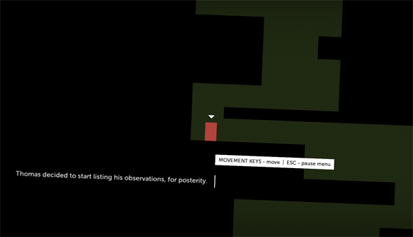 How Thomas Was Alone Uses Narration to Build a World