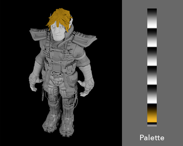Game development tutorial about customising palettes